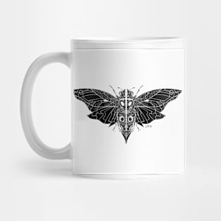 dark cicada ecopop monster of the bugs art Mug